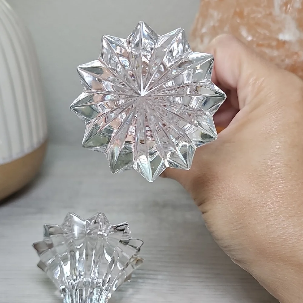 VTG Y2K Marquis by Waterford Brookside Pattern Crystal Wine Bottle Stoppers 5